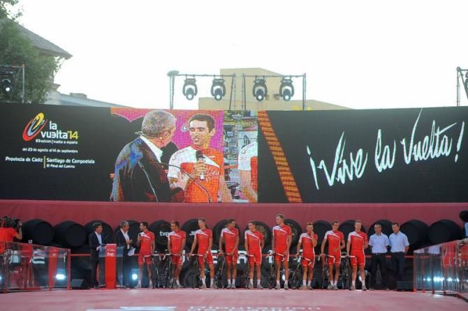 Dani Navarro and Cofidis at the team presentation