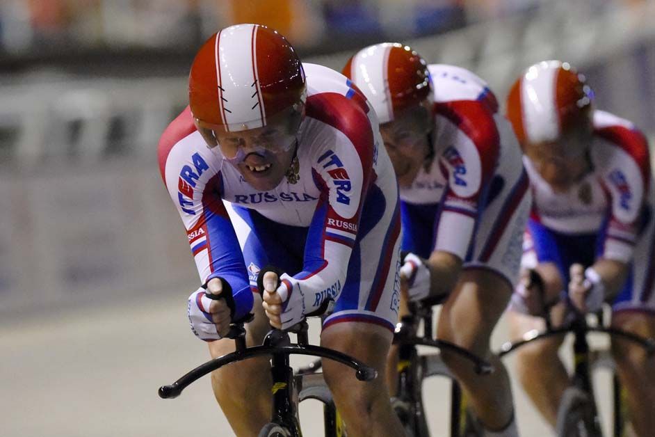 Russia take gold in the team pursuit