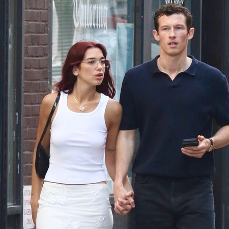 Dua Lipa and Callum Turner