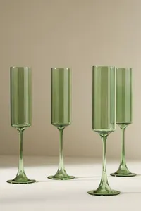 Anthropologie  Morgan Flutes, Set of 4