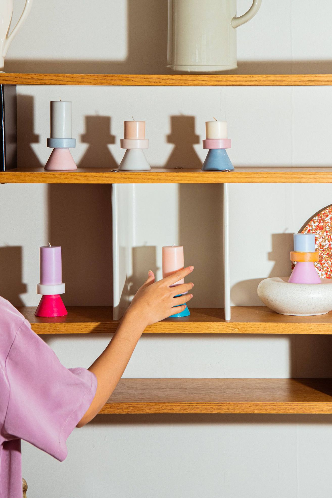 Yod and Co, Stack Candle Tall 
