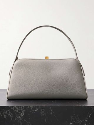 Cate Textured-Leather Tote