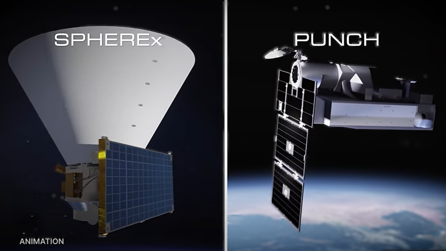 2 NASA missions will carpool on a SpaceX rocket this Friday to help map the cosmos