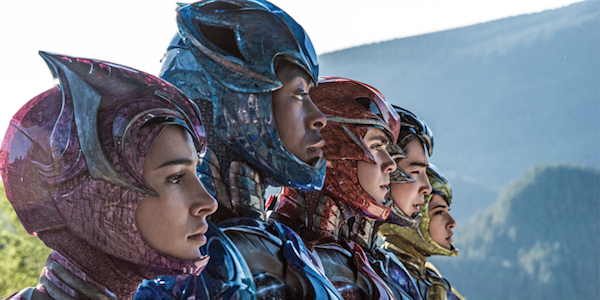 Power Rangers &lt; The Power Rangers lined up