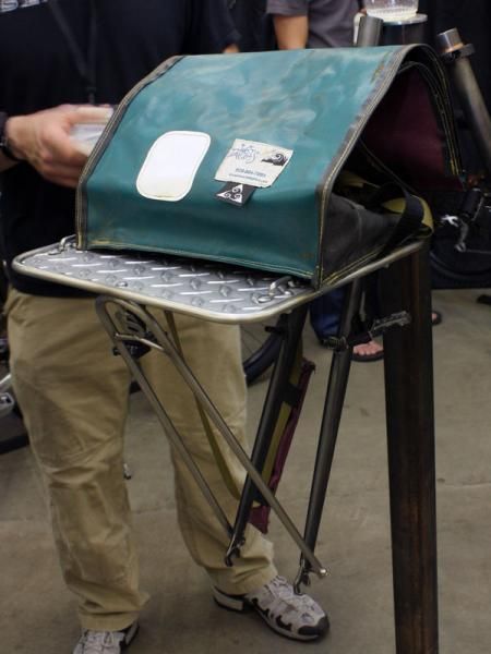 This Sendero front rack is built with a diamond plate shelf.
