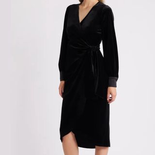 Sam Edelman Velvet Wrap Dress