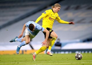 Manchester City v Borussia Dortmund – UEFA Champions League – Quarter Final – First Leg – Etihad Stadium