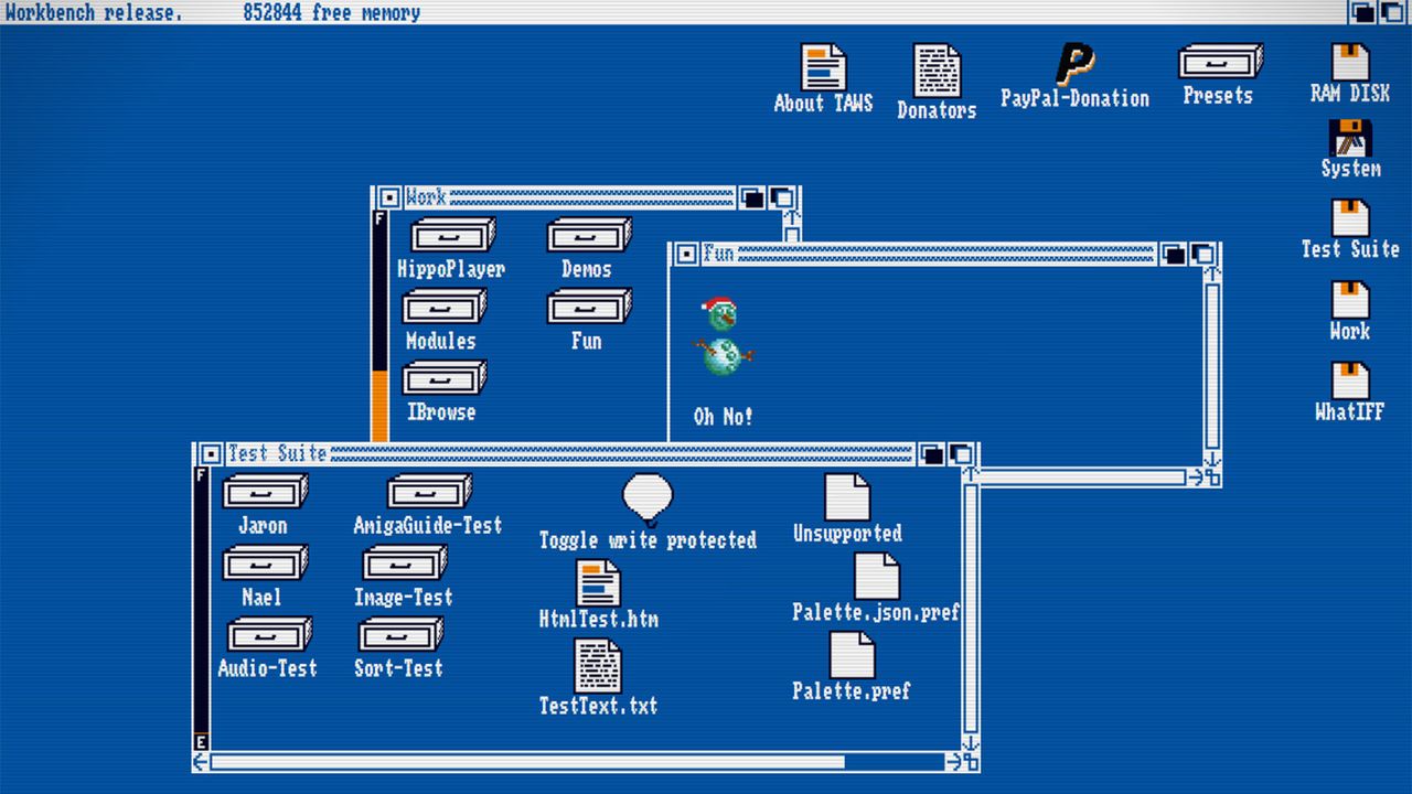 TAWS - The Amiga Workbench Simulation