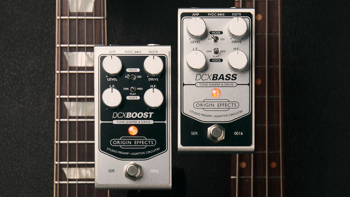 Origin Effects DCX Boost and Bass pedals