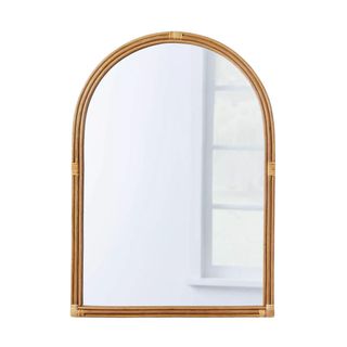 Studio McGee for Threshold Rattan Arched Wall Mirror