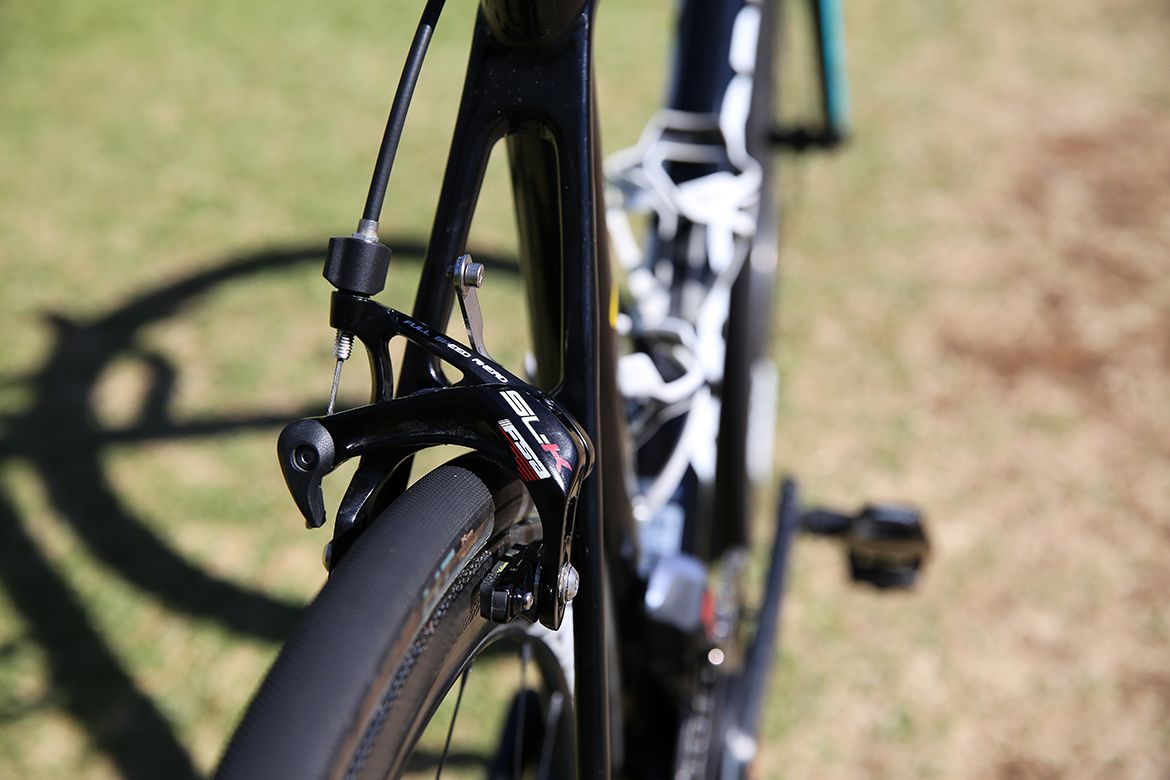 Astana are also running FSA's SL-K brakes