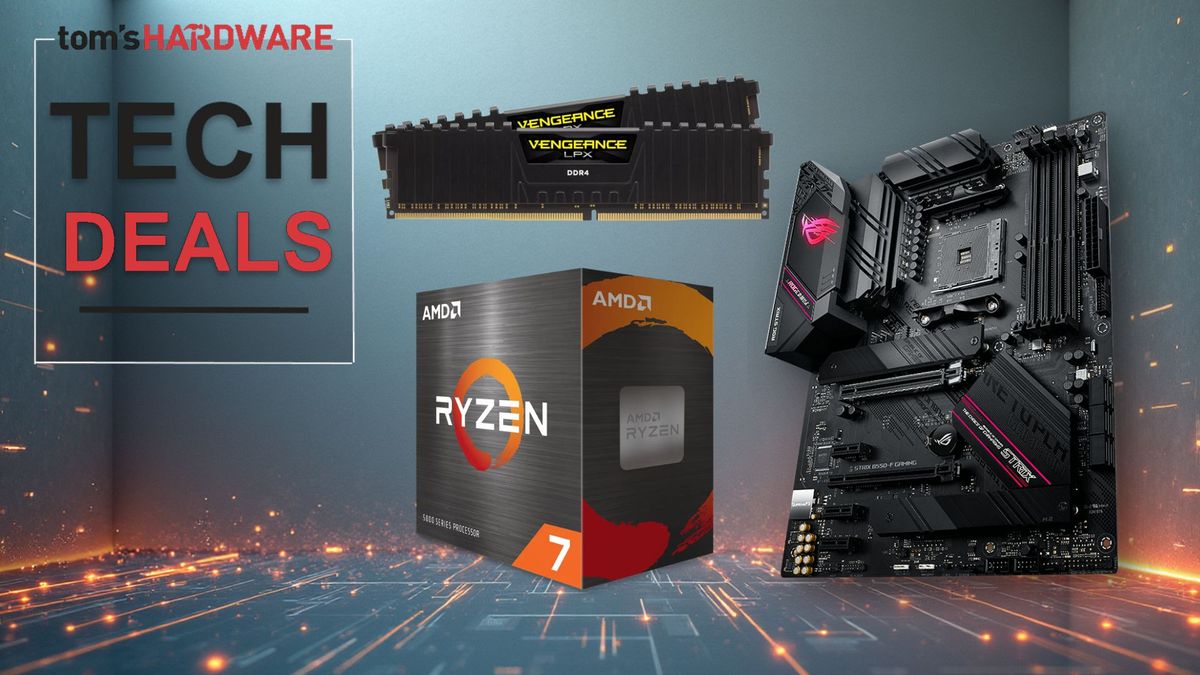 Save $206 on a Ryzen 7 5800XT, 32GB of DDR4 Corsair RAM, and an Asus ROG Strix B550-F Gaming motherboard with this combo — start your AM4 PC for just $408