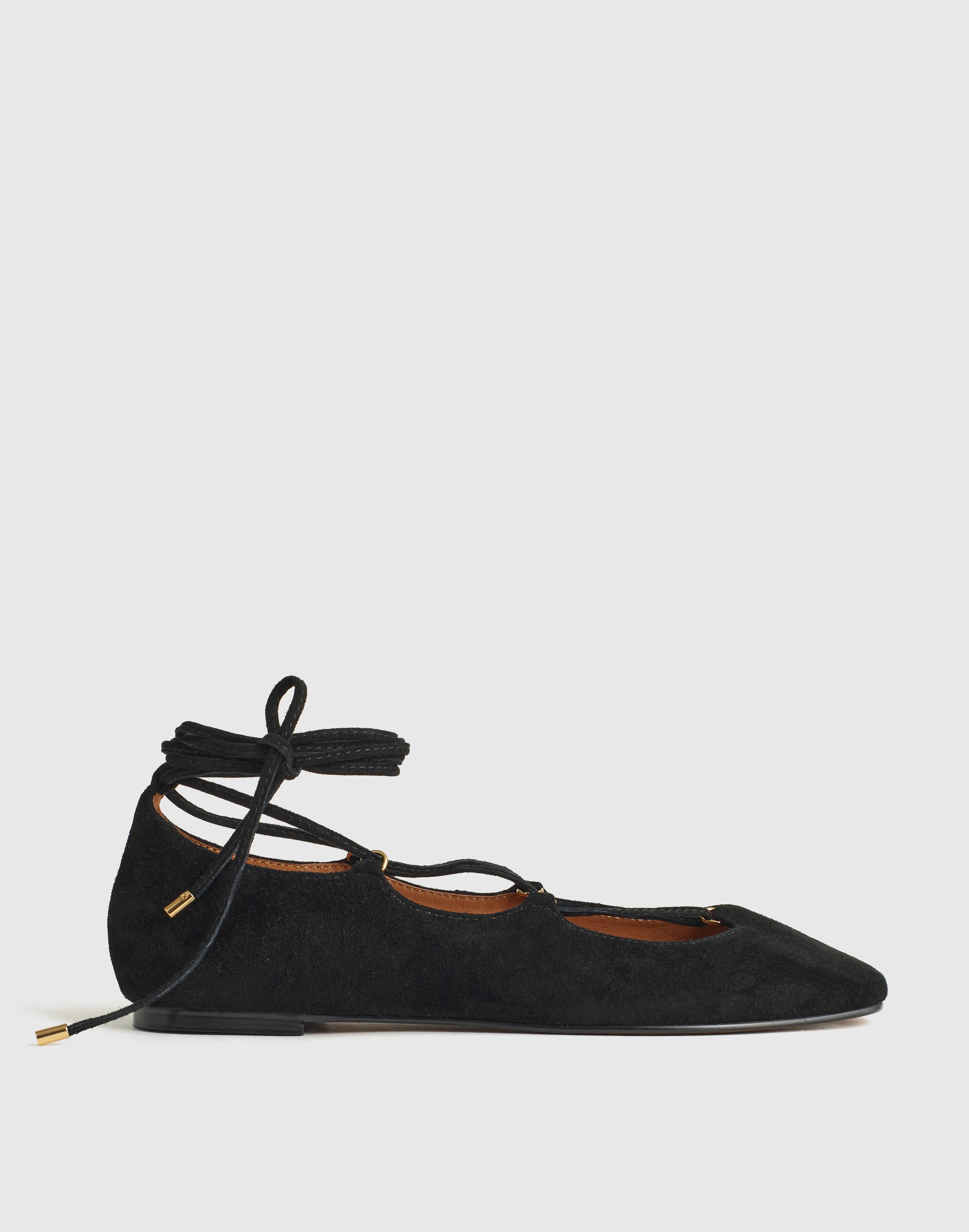 The Greta Lace-Up Ballet Flat