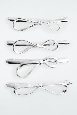 4-Pack Bow Hair Slides