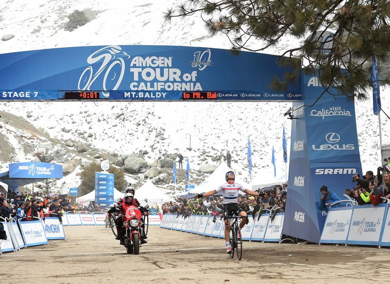 Julian Alaphilippe (Etixx-Quickstep) takes the solo victory