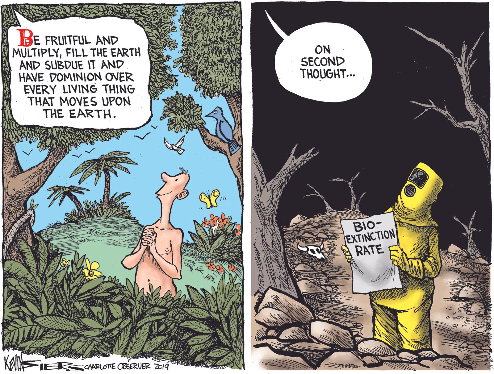 Editorial Cartoon World biodiversity extinction | The Week