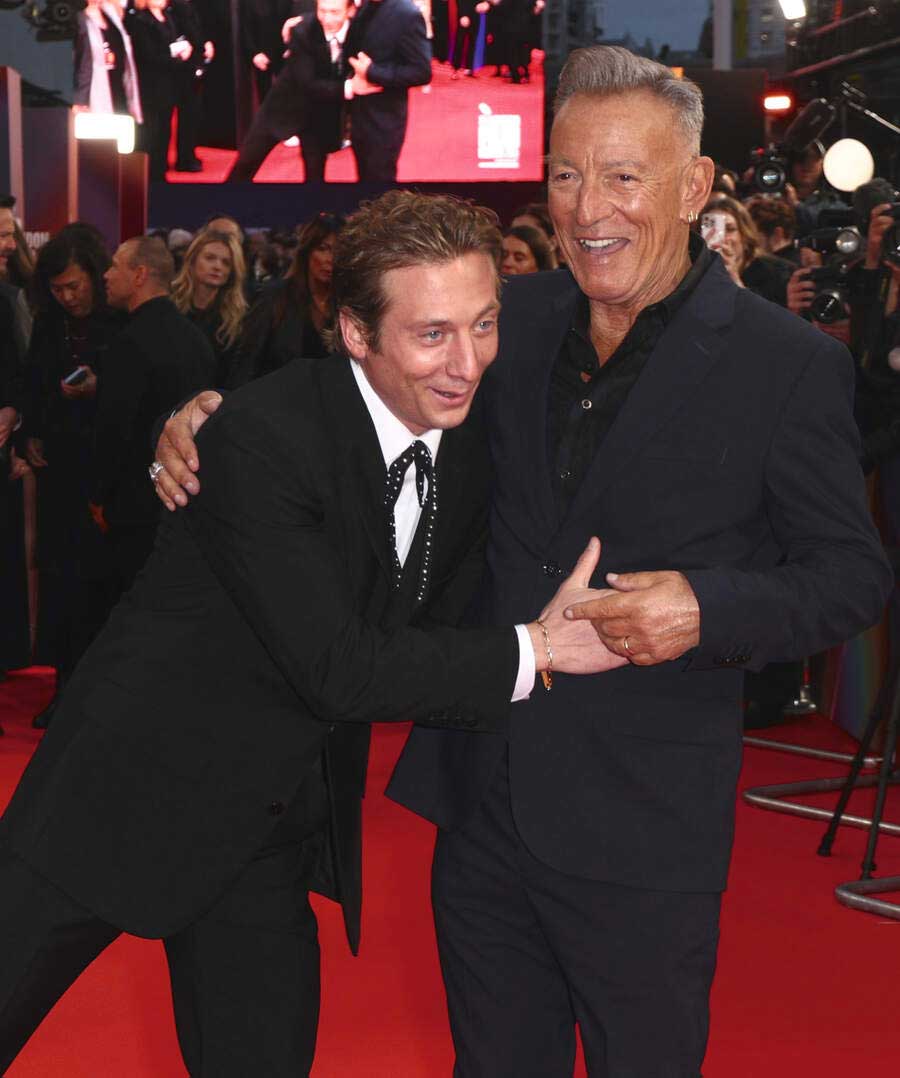 Jeremy Allen White and Bruce Springsteen attend the UK Premiere of 20th Century Studios' &amp;quot;Springsteen: Deliver Me from Nowhere&amp;quot; during the 69th BFI London Film Festival at Royal Festival Hal on October 15, 2025 in London, England
