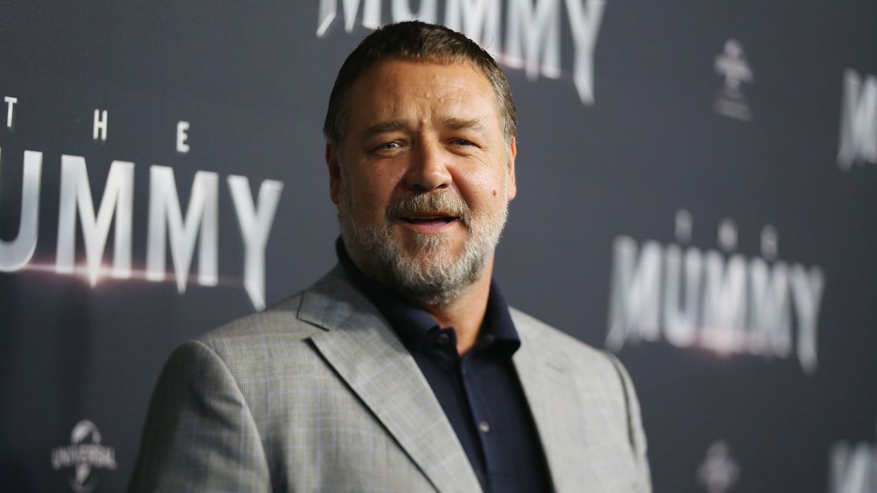 Russell Crowe arrives ahead of The Mummy Australian Premiere at State Theatre on May 22, 2017 in Sydney, Australia