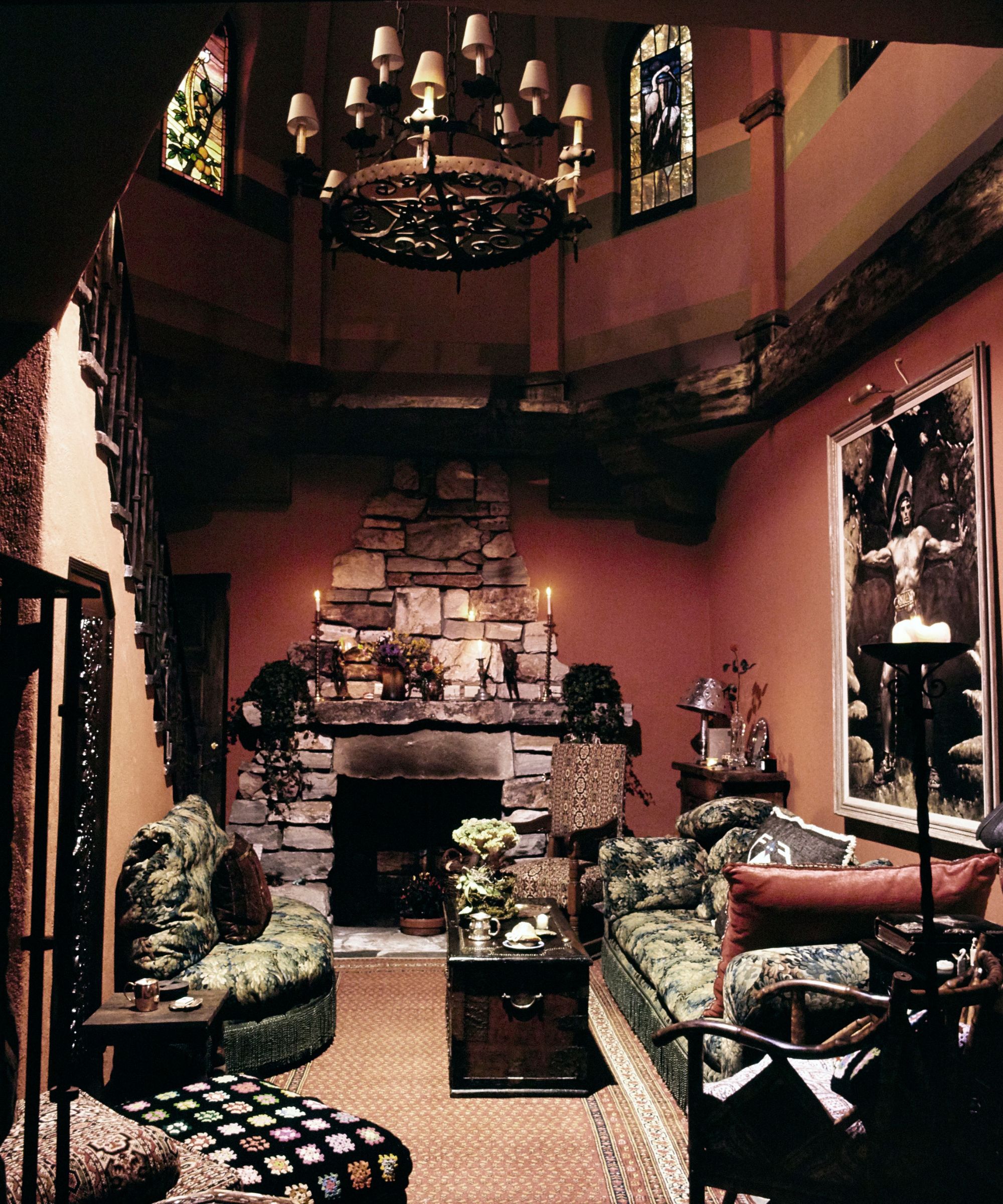 candice bergen's living room from the 70s