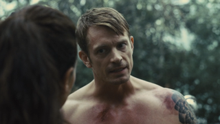 Joel Kinnaman shirtless in The Suicide Squad