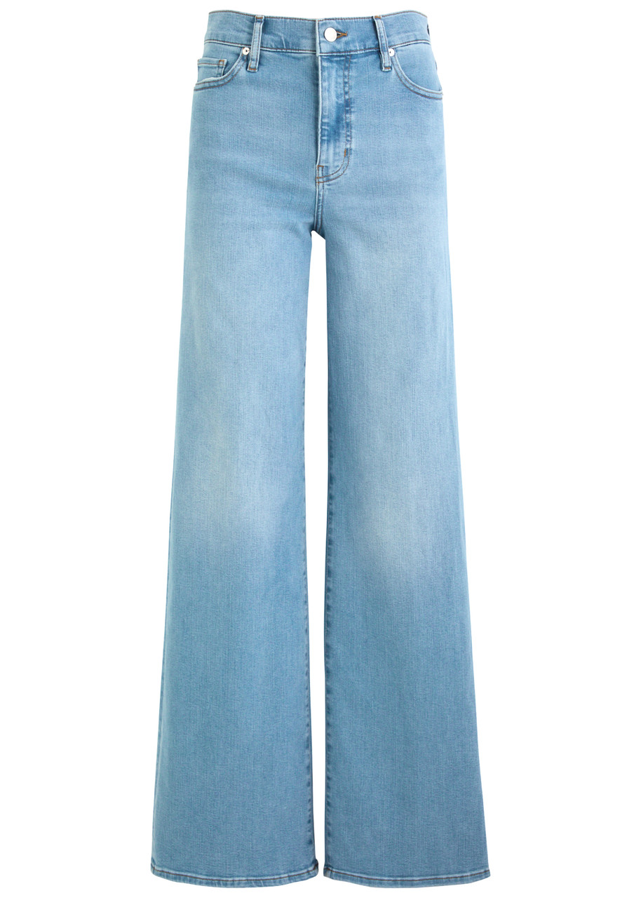 Le Slim Palazzo Wide-Leg Jeans