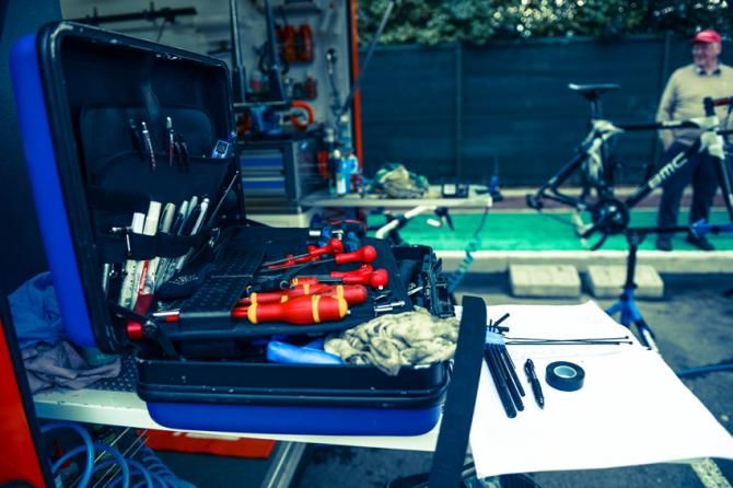 The team mechanics' tools