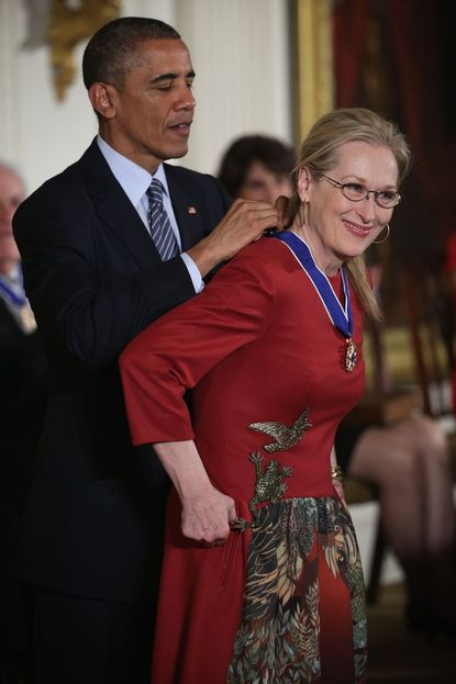 Meryl Streep With Barack Obama 