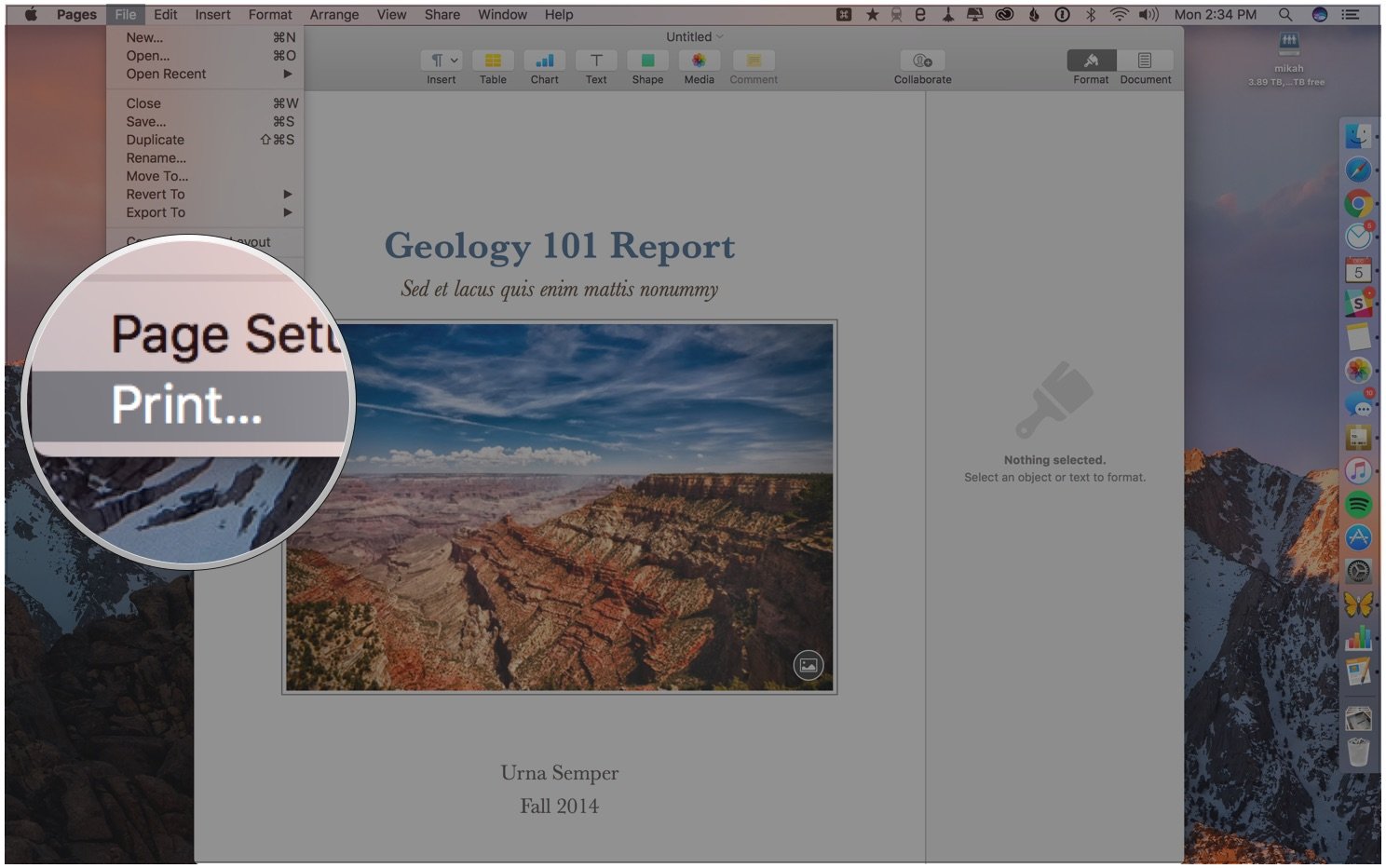 how to airprint from mac