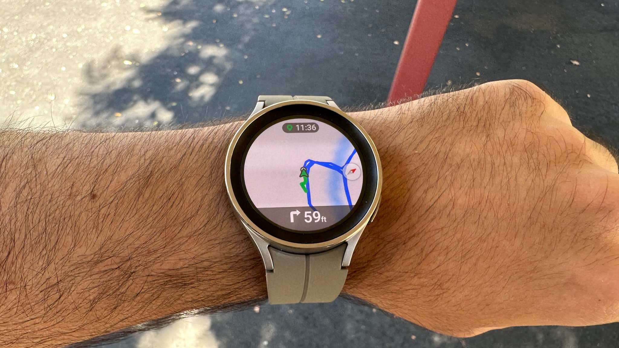How to use GPX maps and on the Galaxy Watch 5 Pro Route tile | Android Central