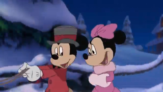 Mickey and Minnie in Mickey's Once Upon a Christmas.