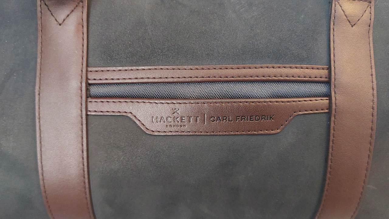 Carl Friedrik x Hackett London Compact Weekender