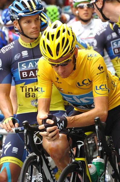 Tour de France leader Bradley Wiggins (Sky) is focussed on the day ahead in the final mountain stage.