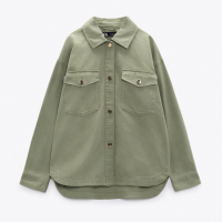 Long Cotton Overshirt $44 (£35.99) | Zara