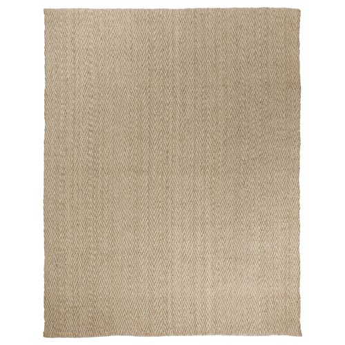 T&Aring;gbiljett Rug, Flatwoven - Natural/beige 7 ' 10 "x9 ' 10 "