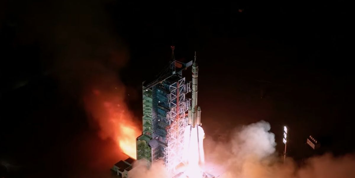 China launches Shenzhou 21 astronauts to Tiangong space station for a 6-month stay (video)