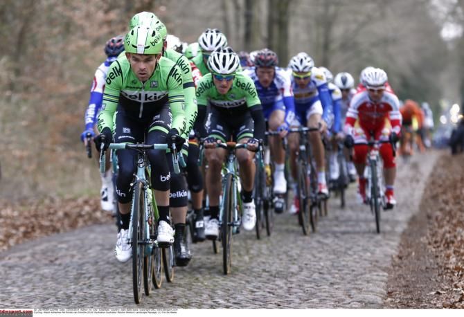 Jack Bobridge (Belkin) in control on the front of the bunch
