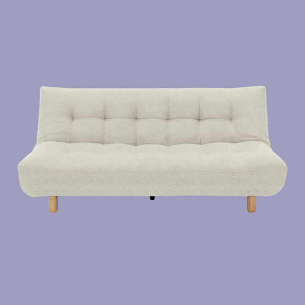 Habitat, Habitat Kota 3 Seater Boucle Clic Clac Sofa Bed - Cream
