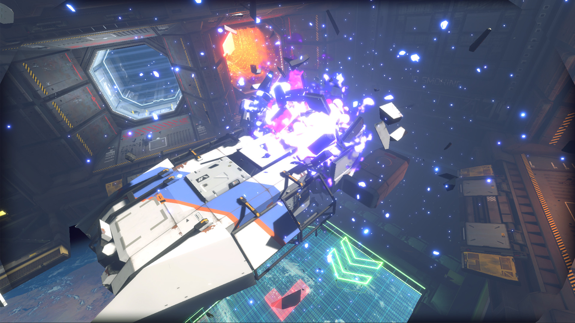 Hardspace: Shipbreaker is relaxing until an explosion propels a hunk of nanocarbon into your face | PC Gamer