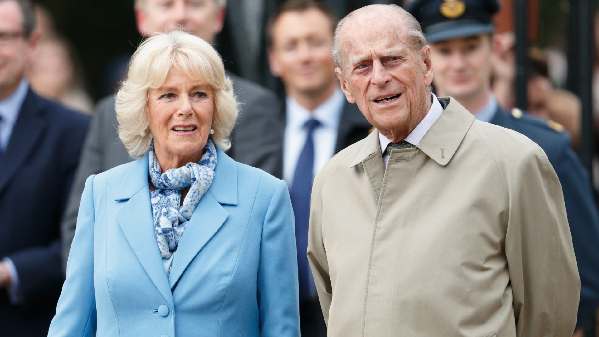 Camilla, Duchess of Cornwall and Prince Philip, Duke of Edinburgh attend a beacon lighting ceremony