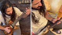 Anthony Ferraro with NVision Guitars' accessible guitar