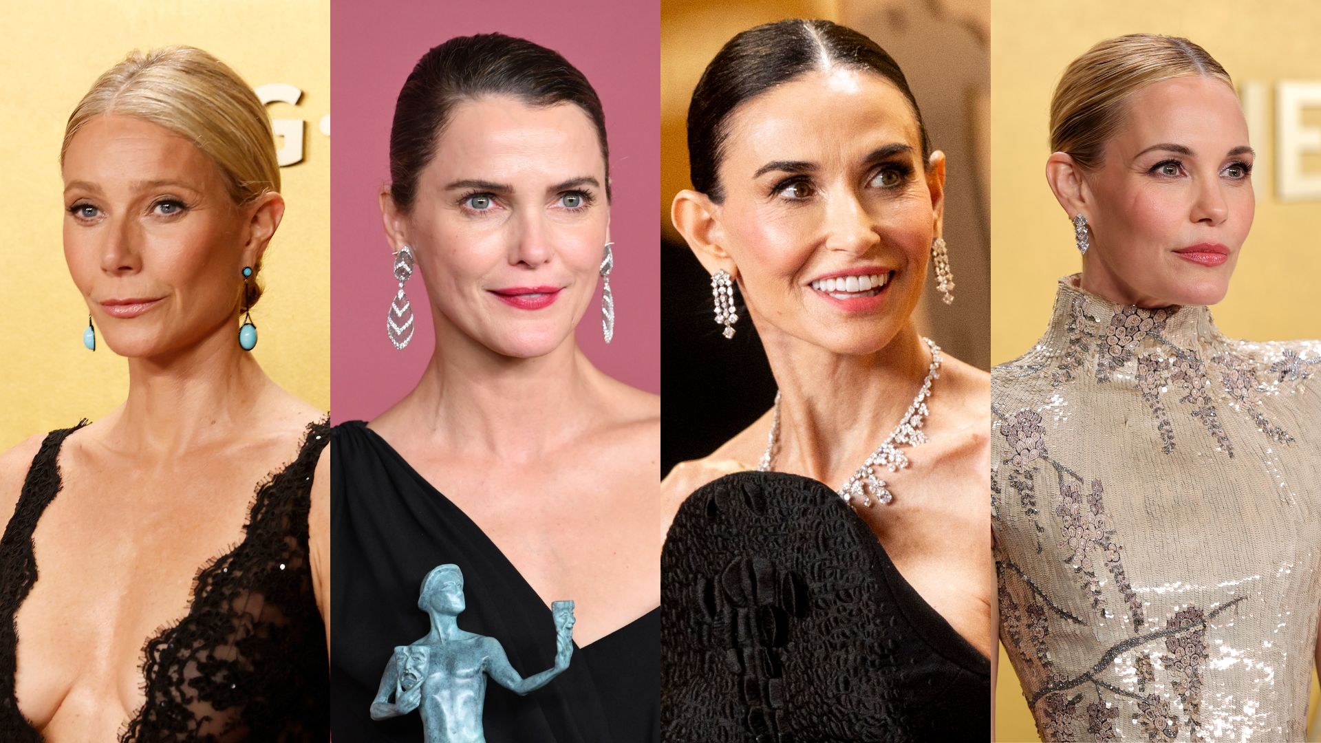 Gwyneth Paltrow, Keri Russell, Demi Moore and Leslie Bibb at the Actor (SAG-AFTRA) Awards 2026
