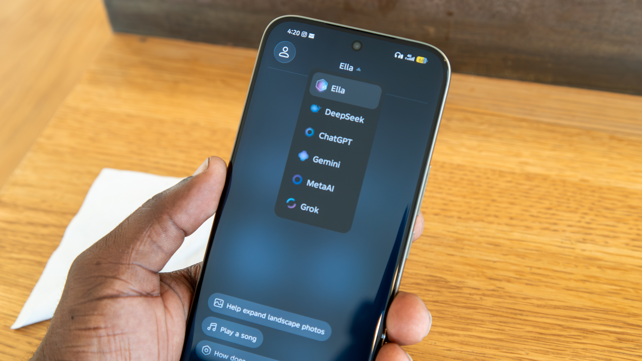 AI models on the Camon 50 Ultra