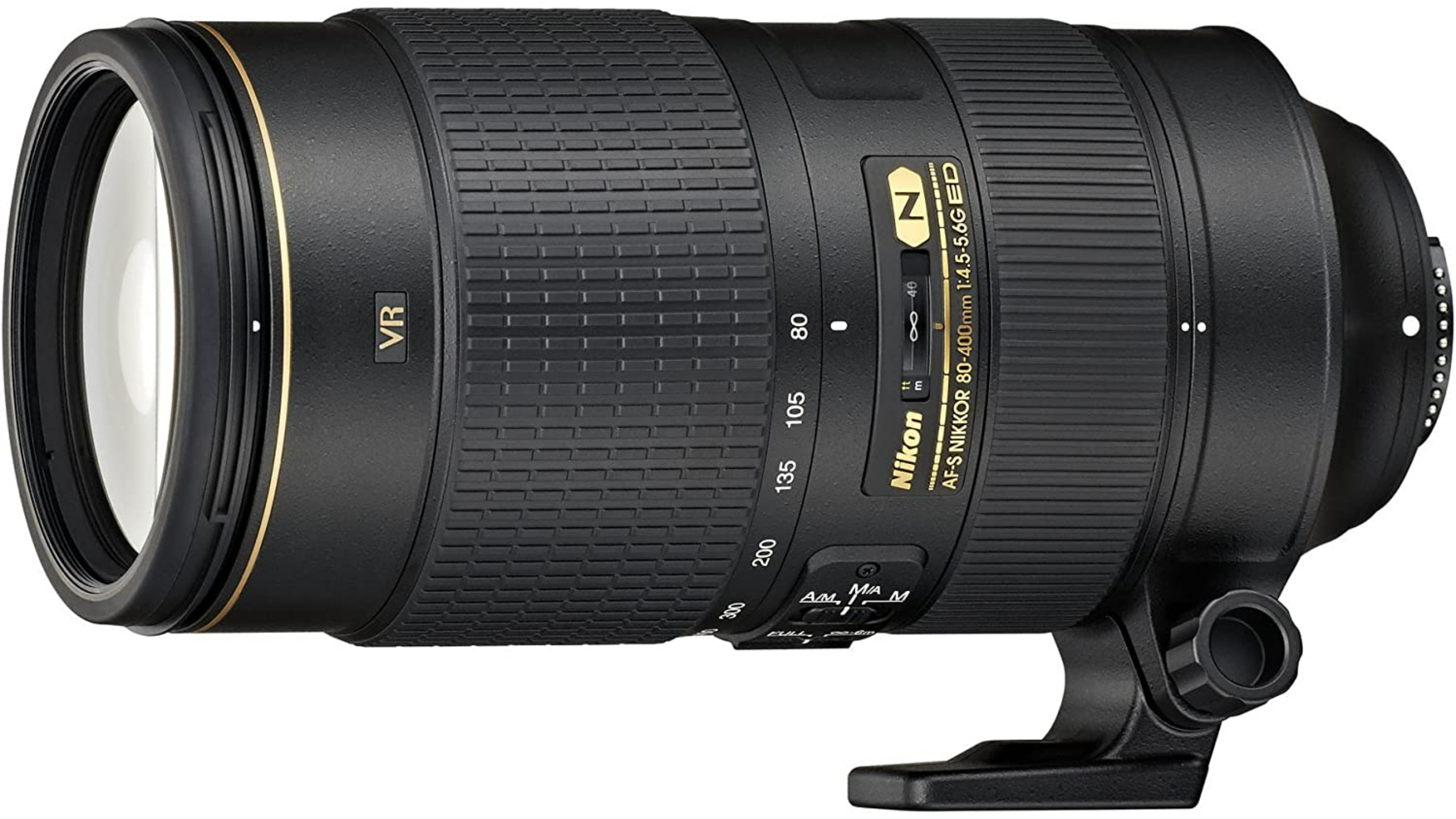 Product photo of the Nikon 80-400mm AF-S Nikkor f4.5-5.6G ED VR Lens