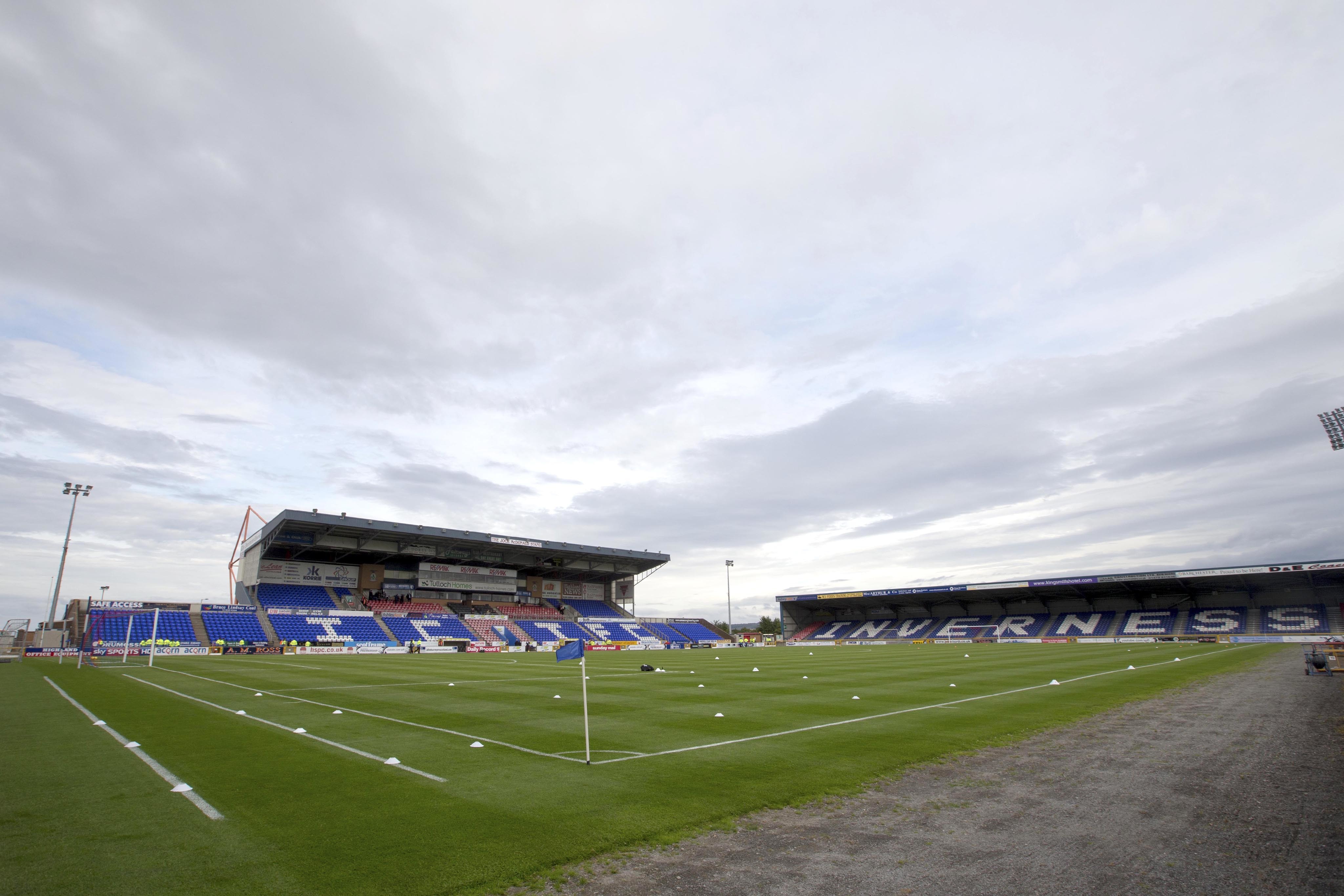 The Caledonian Stadium got to host top-flight football after the required seating capacity was reduced