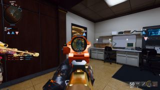 Aiming through a doorway on Racket in Black Ops 6