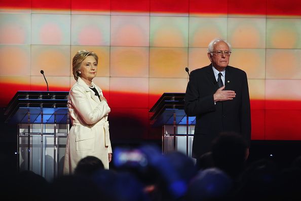 Hillary Clinton and Bernie Sanders.