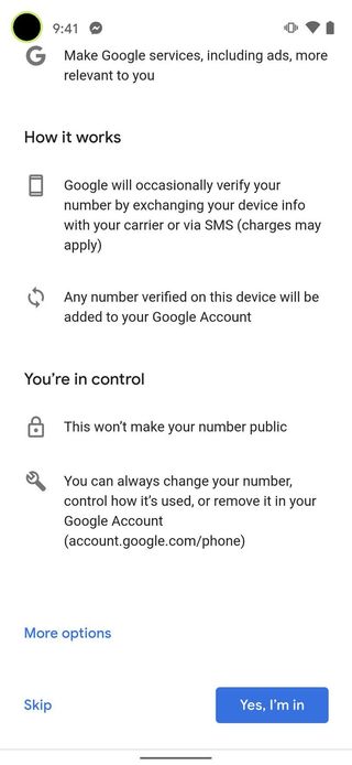 Set Up New Google Account Mobile Step 112