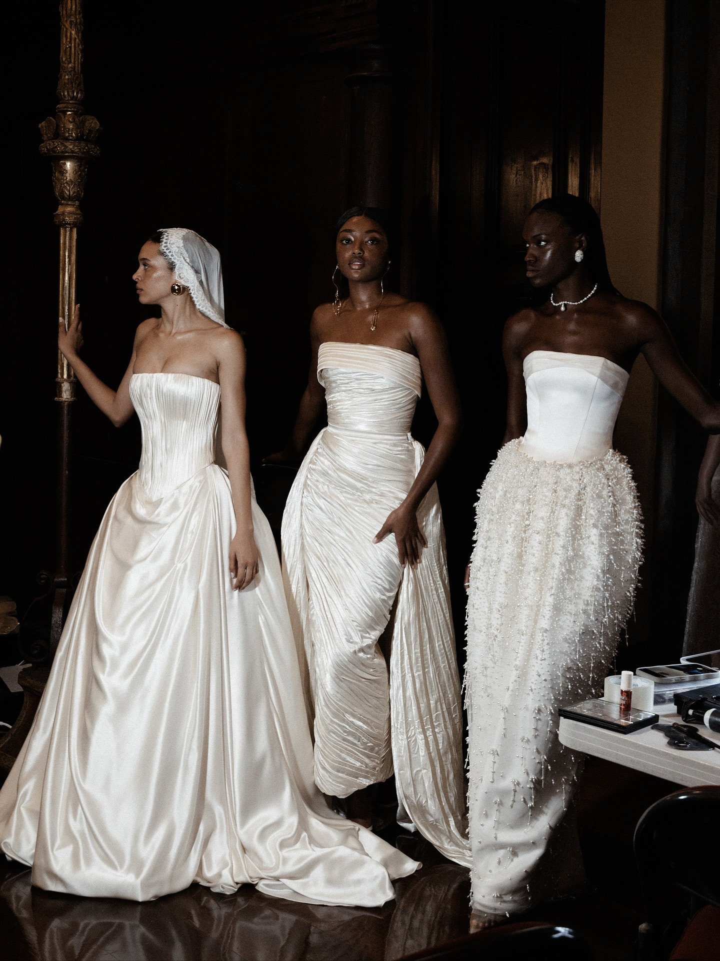 Women wearing Floure Studio wedding dresses