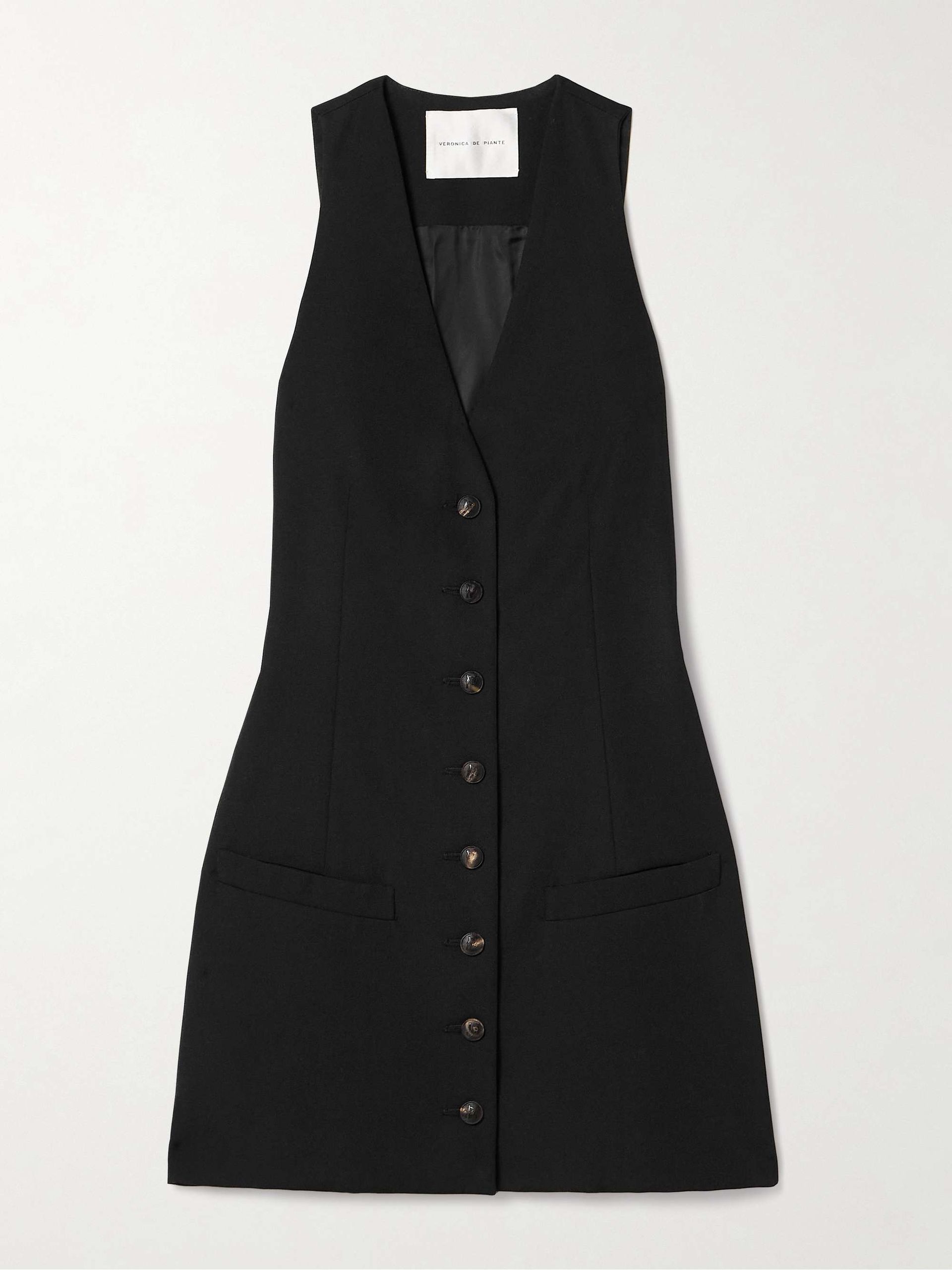 Juliette Grain De Poudre Wool Mini Dress