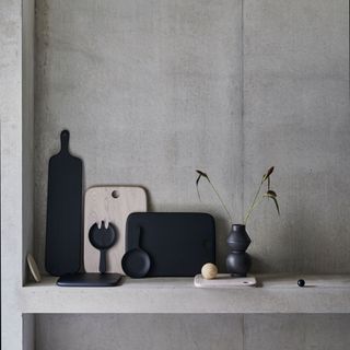 concrete shelf